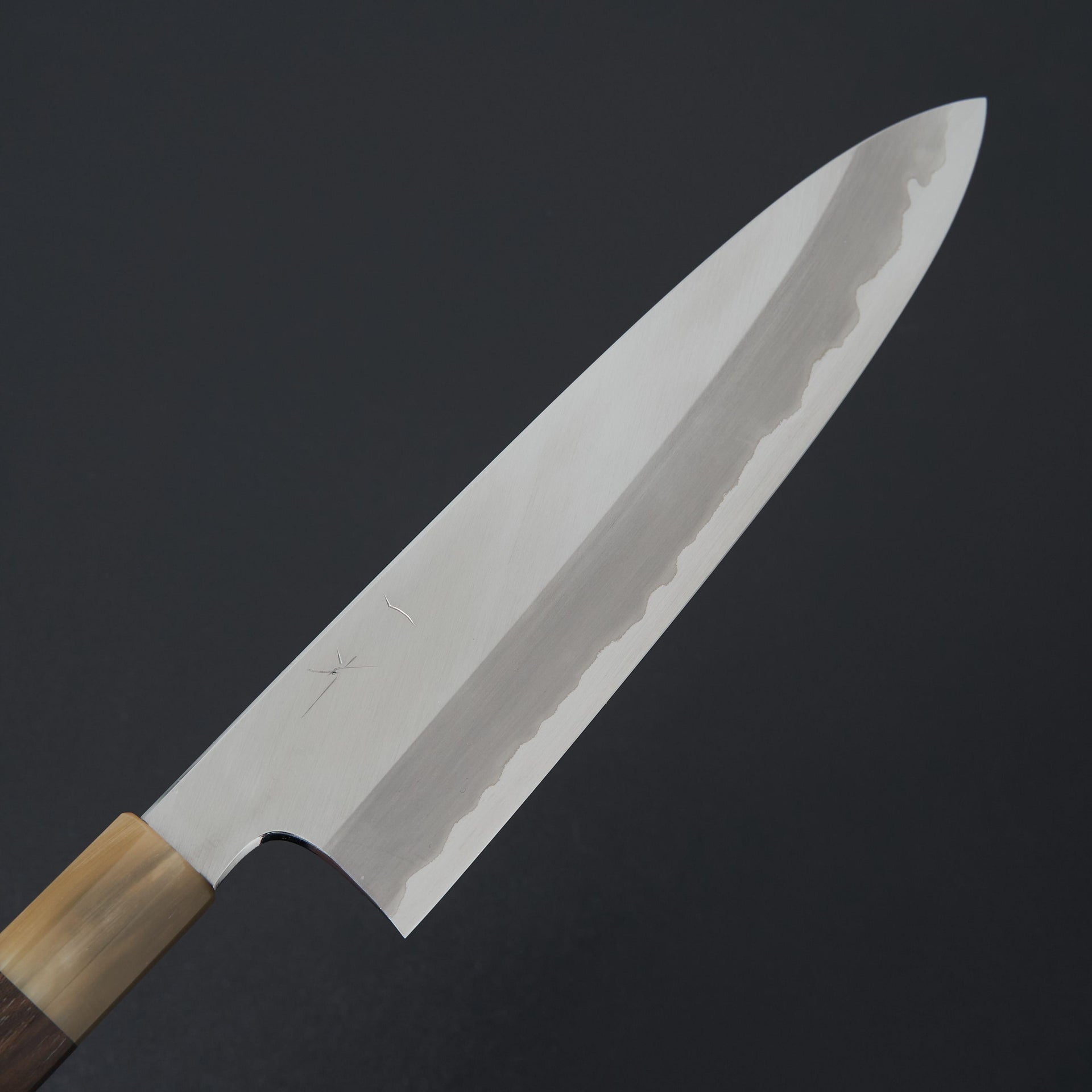 Hitohira Togashi White #1 Stainless Clad Gyuto 240mm Ziricote Handle-Knife-Hitohira-Carbon Knife Co