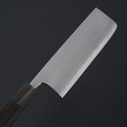 Hitohira Togashi White #1 Stainless Clad Kasumi Nakiri 180mm Ebony Handle-Knife-Hitohira-Carbon Knife Co
