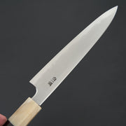 Hitohira Togashi White #1 Stainless Clad Kasumi Petty 165mm Ebony Handle-Knife-hitohira-Carbon Knife Co