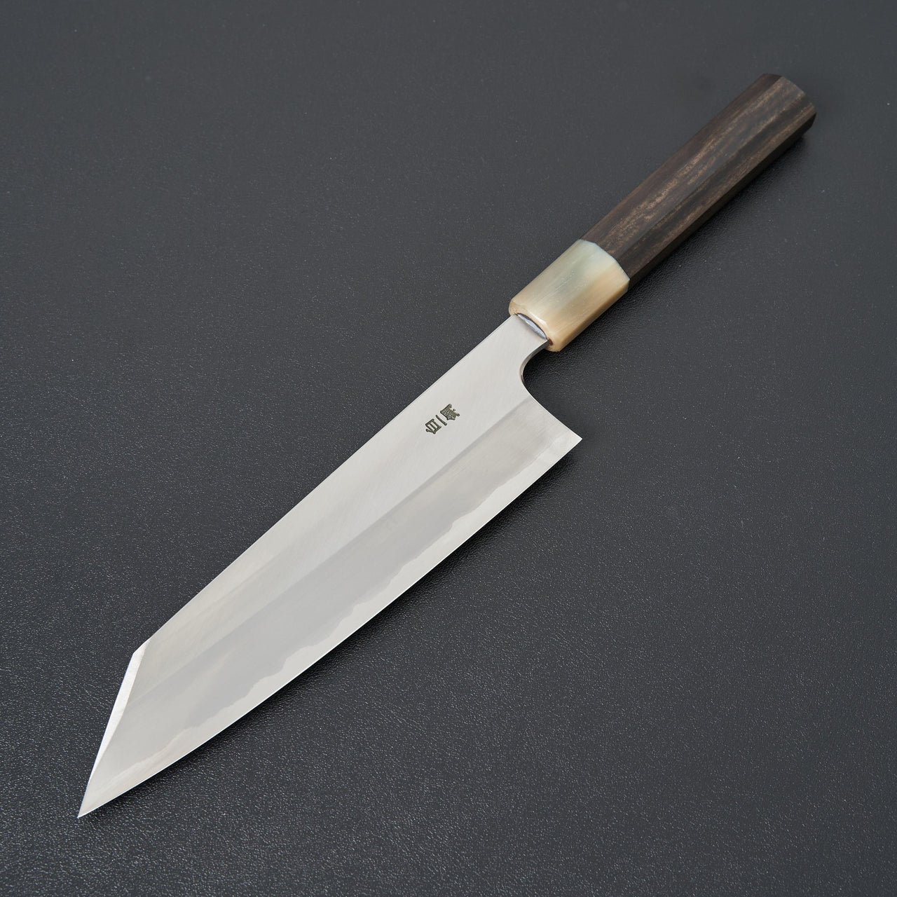 Hitohira Togashi White #1 Stainless Clad Kiritsuke Gyuto 210mm Taihei Ebony Handle-Knife-Hitohira-Carbon Knife Co
