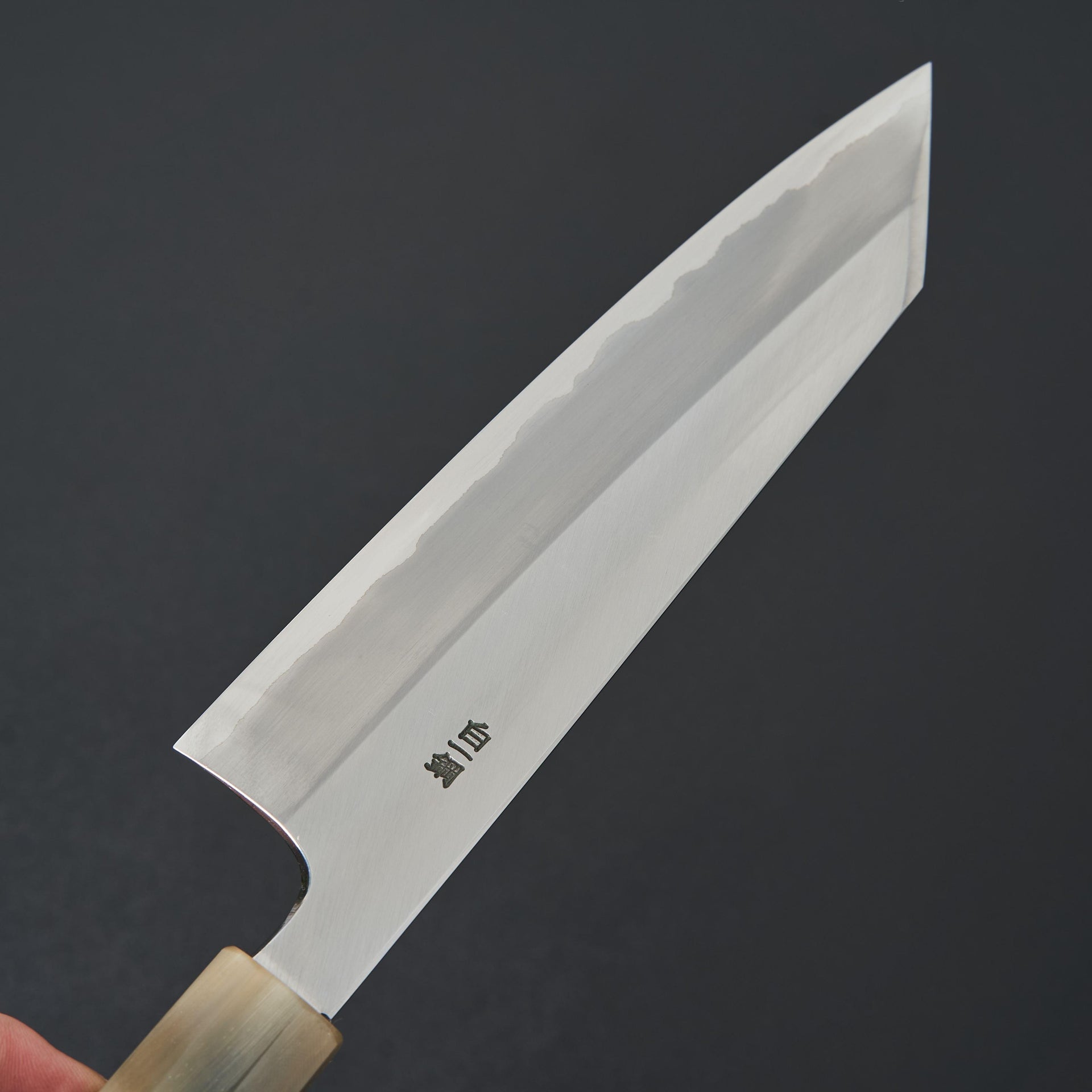 Hitohira Togashi White #1 Stainless Clad Kiritsuke Gyuto 210mm Taihei Ebony Handle-Knife-Hitohira-Carbon Knife Co