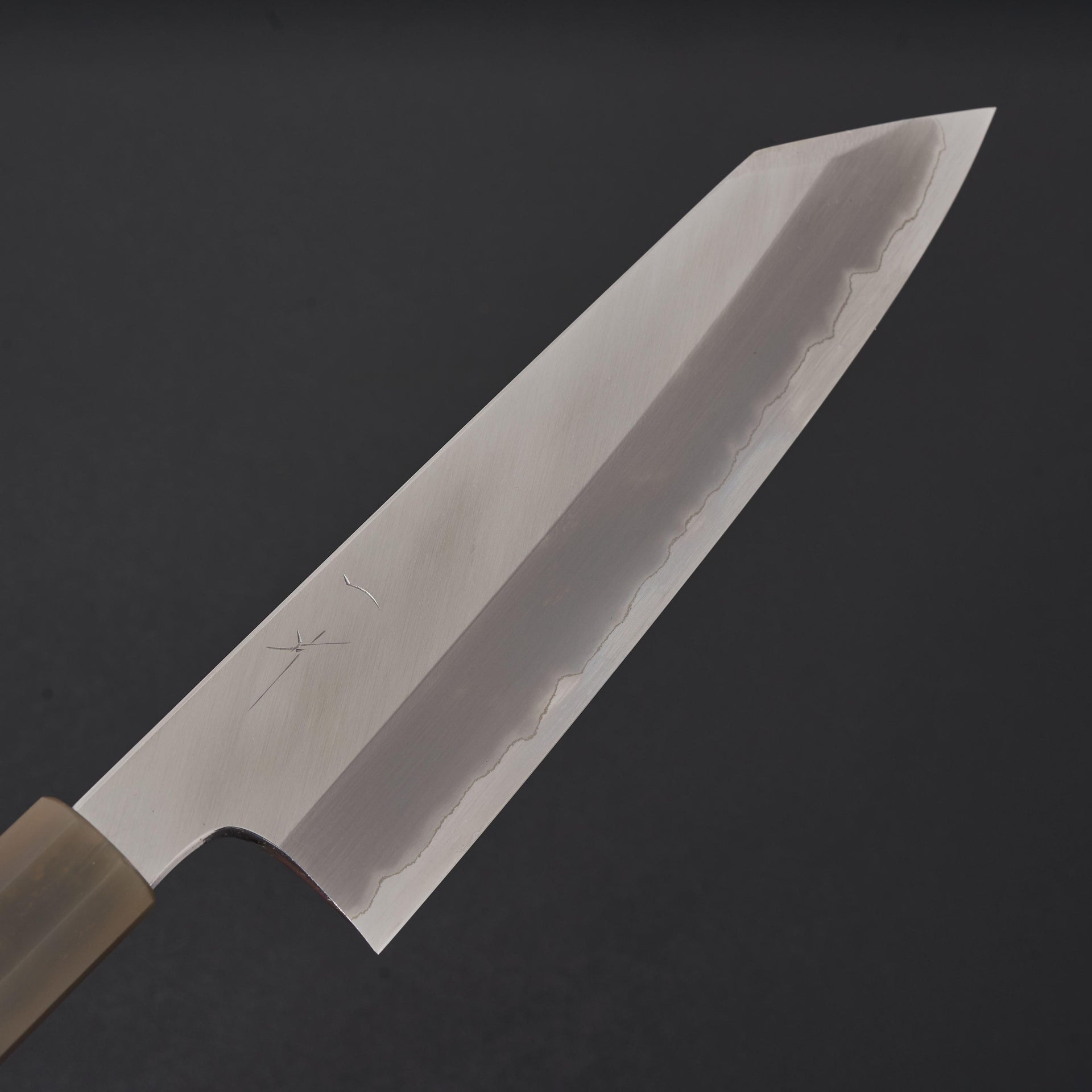 Hitohira Togashi White #1 Stainless Clad Kiritsuke Gyuto 210mm Ziricote Handle-Knife-Hitohira-Carbon Knife Co