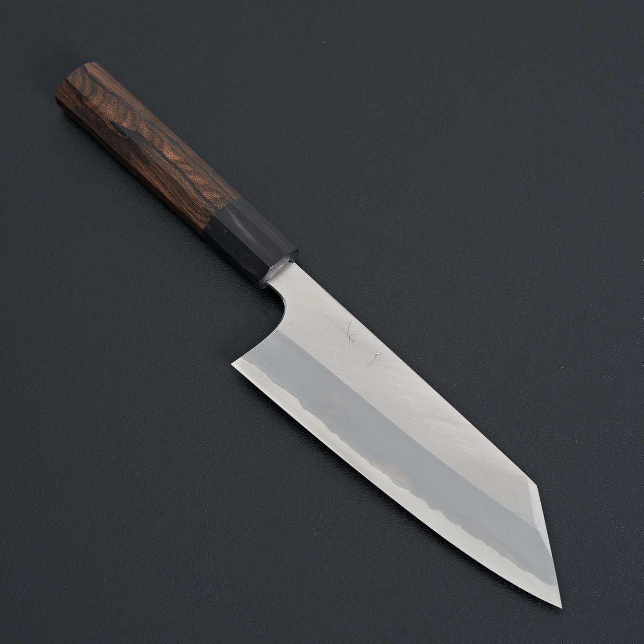 Hitohira Togashi White #1 Stainless Clad Migaki Bunka 180mm Ziricote Handle-Knife-Hitohira-Carbon Knife Co