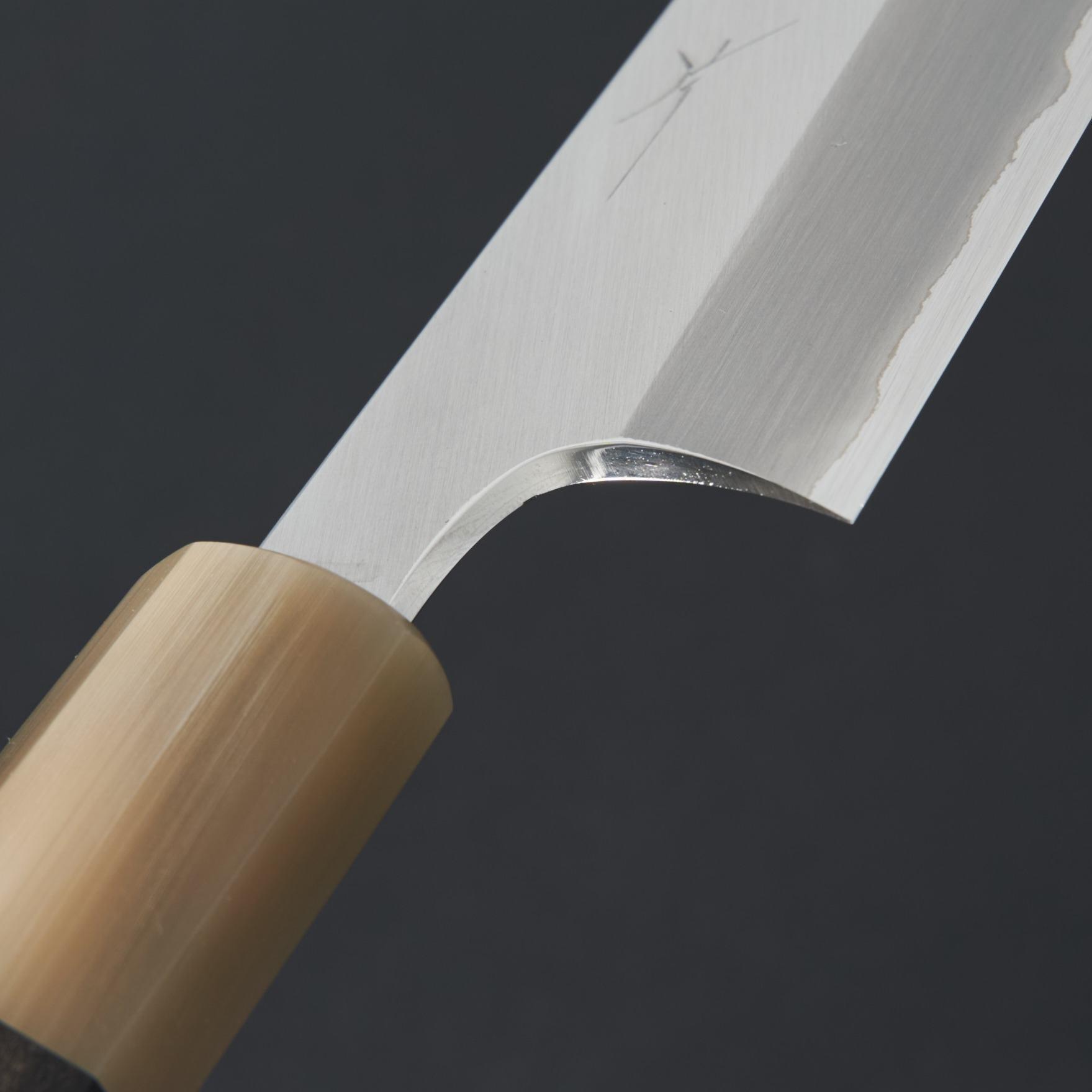Hitohira Togashi White #1 Stainless Clad Sujihiki 270mm Taihei Ebony Handle-Knife-Hitohira-Carbon Knife Co