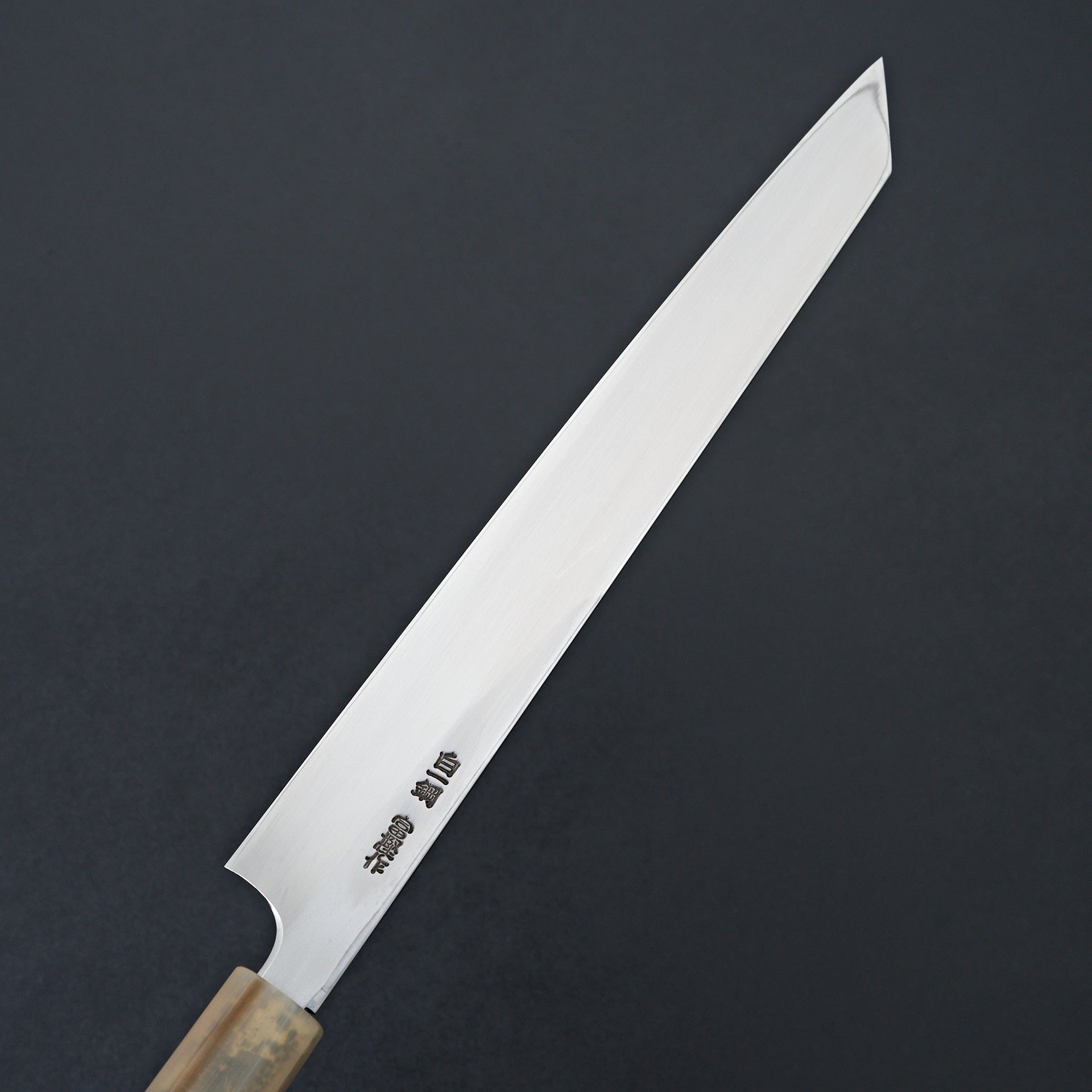 Hitohira Togashi White #1 Tachi Kiritsuke Yanagiba 270mm Ebony Handle (Saya)-Knife-Hitohira-Carbon Knife Co