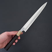 Hitohira Togashi White #1 Tachi Yanagiba 270mm Ebony Handle (Saya)-Knife-Hitohira-Carbon Knife Co