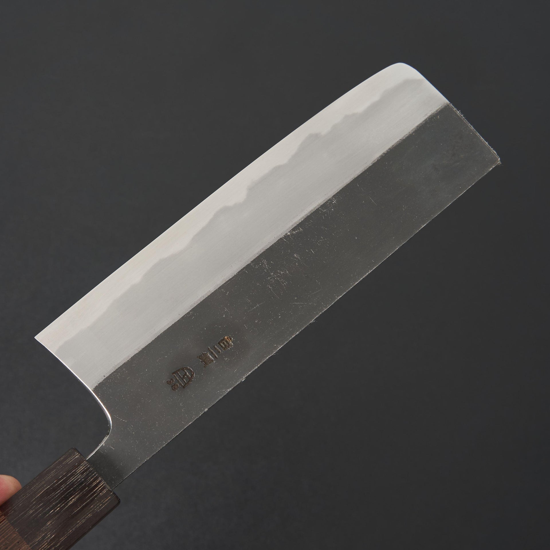 Hitohira Togashi White #2 Kurouchi Nakiri Tagayasan Handle-Knife-Hitohira-Carbon Knife Co