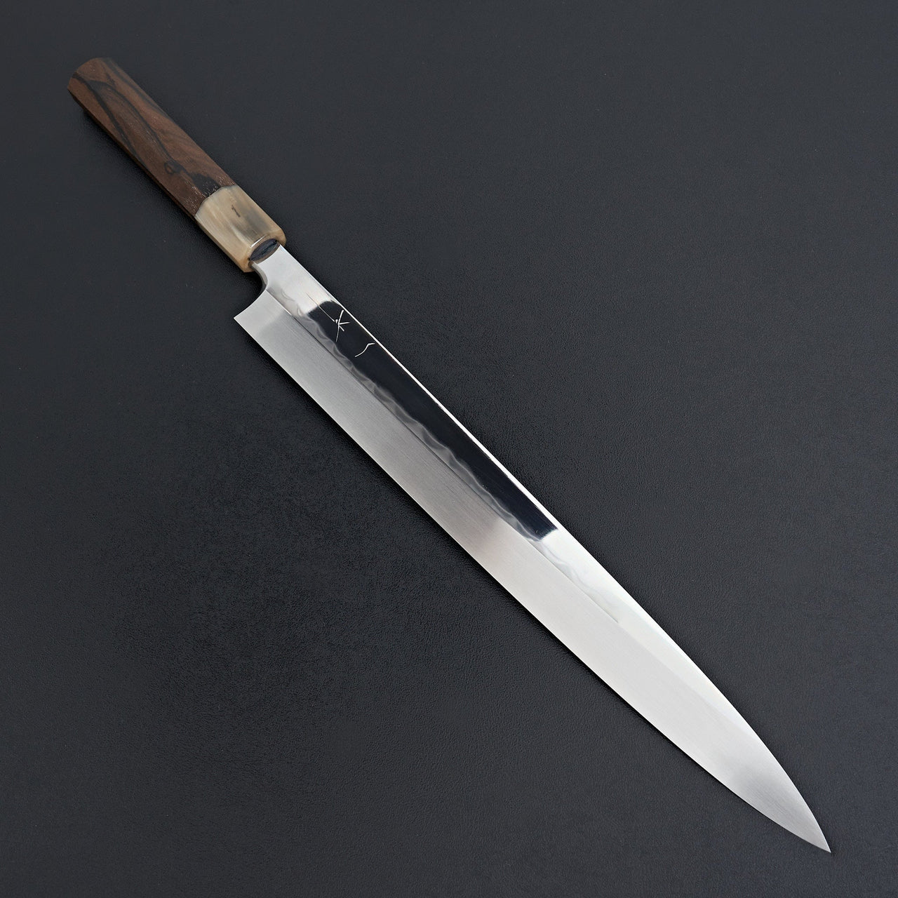 Hitohira Togashi White #2 Mizu Honyaki Yanagiba 330mm Ziricote Handle (Saya)-Knife-Hitohira-Carbon Knife Co