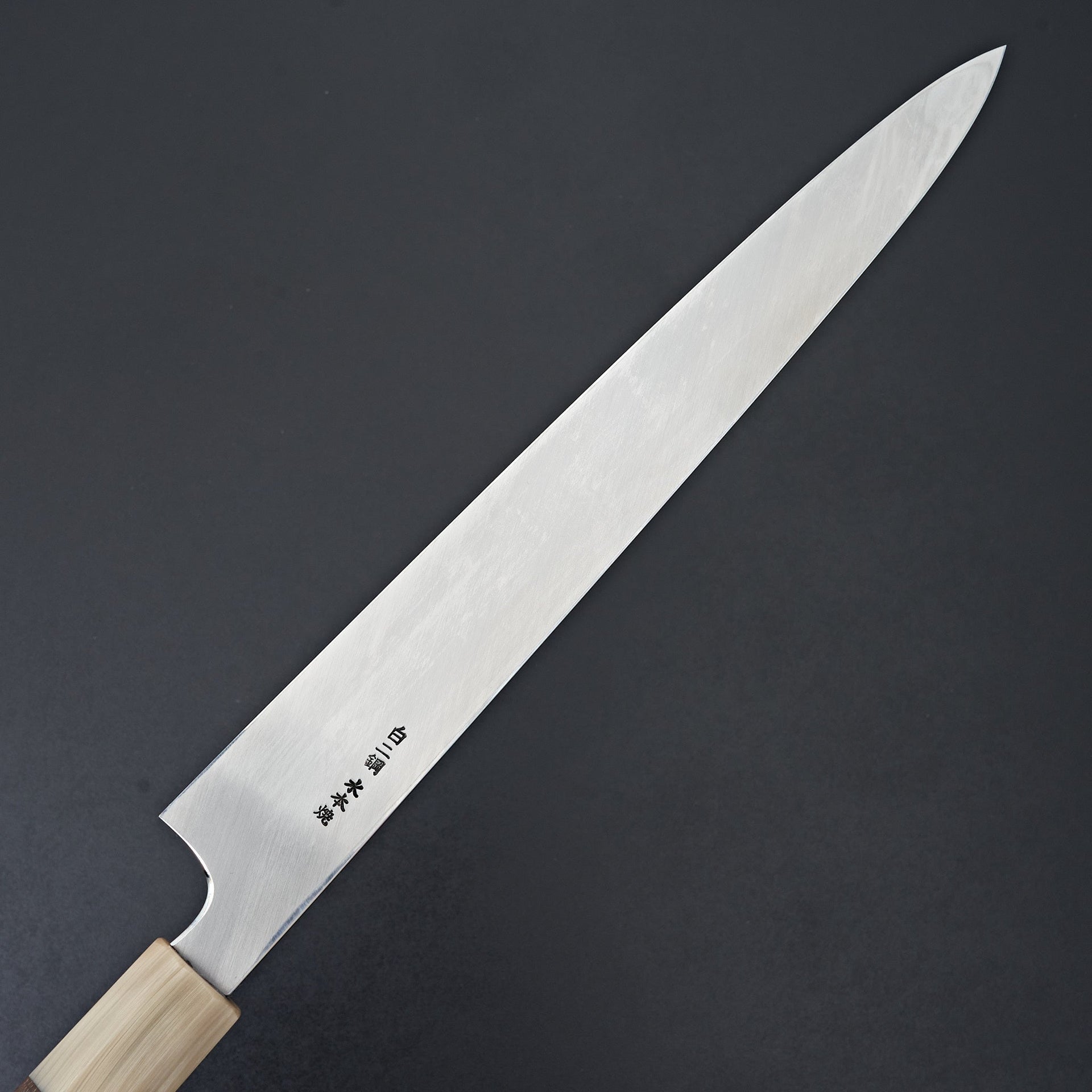 Hitohira Togashi White #2 Mizu Honyaki Yanagiba 330mm Ziricote Handle (Saya)-Knife-Hitohira-Carbon Knife Co