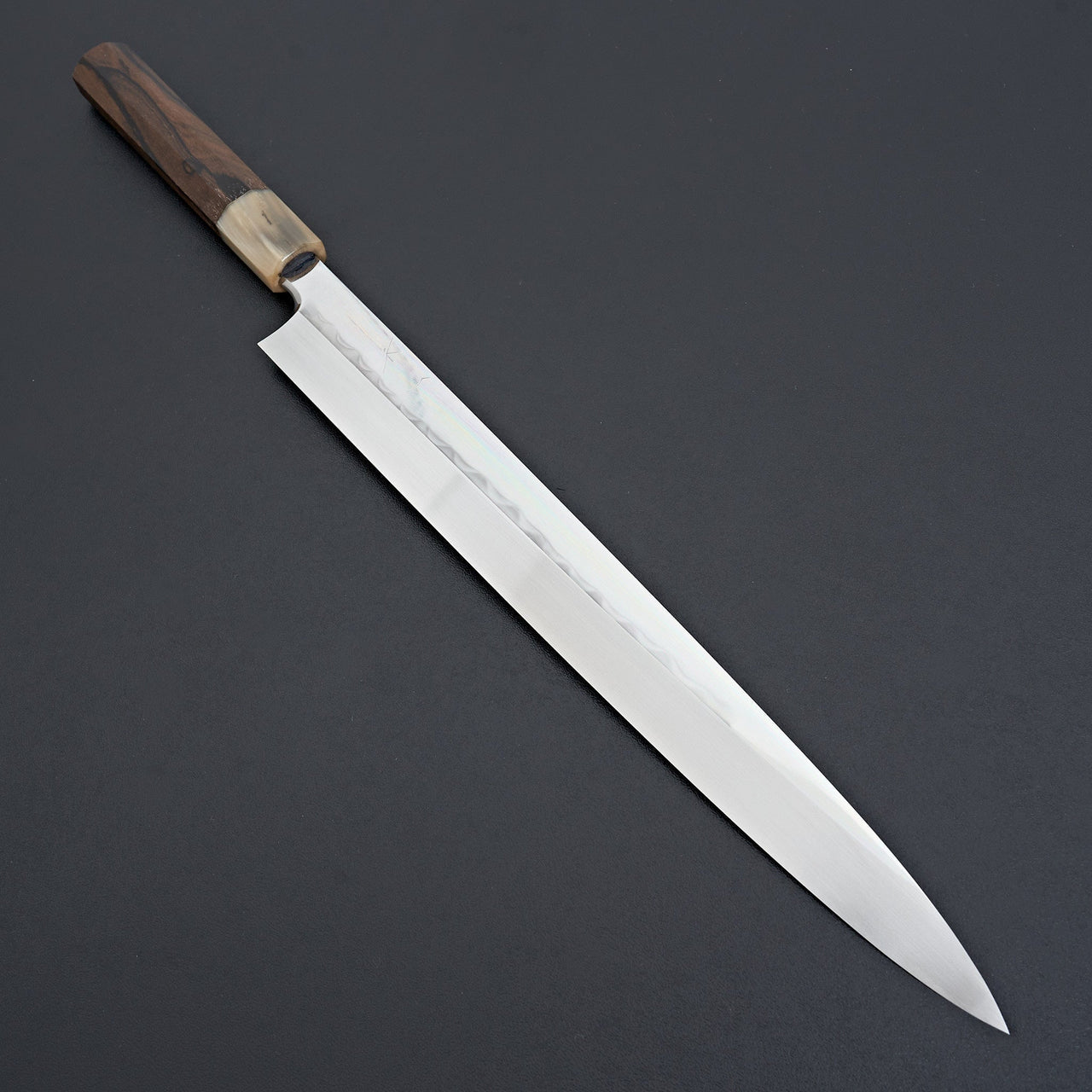 Hitohira Togashi White #2 Mizu Honyaki Yanagiba 330mm Ziricote Handle (Saya)-Knife-Hitohira-Carbon Knife Co