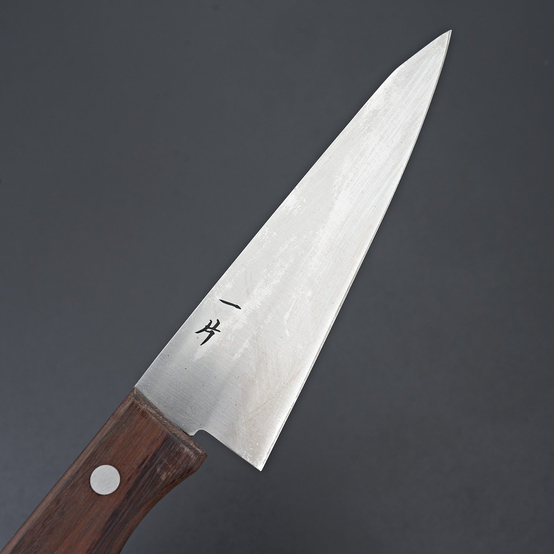 Hitohira Vintage SK Honesuki Kaku Ebony Handle (No Bolster/ Bigger Handle)-Knife-Kanehide-Carbon Knife Co