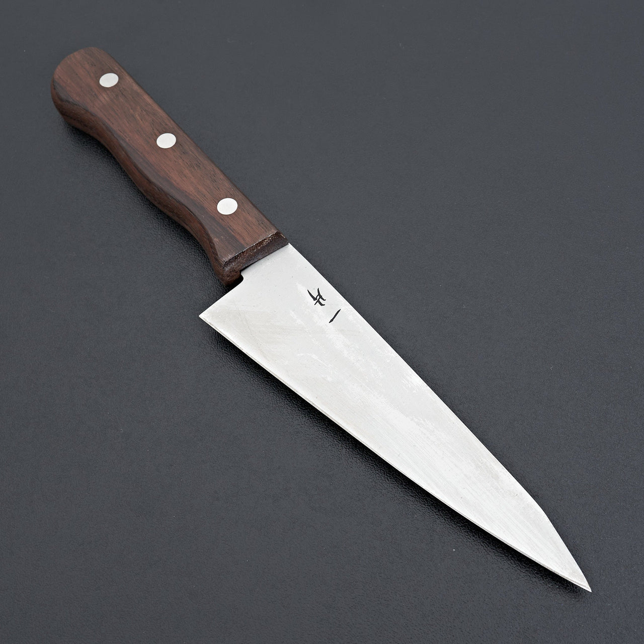 Hitohira Vintage SK Honesuki Kaku Ebony Handle (No Bolster/ Bigger Handle)-Knife-Kanehide-Carbon Knife Co