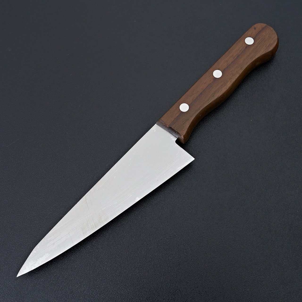 Hitohira Vintage SK Honesuki Kaku Wood Handle (No Bolster/ Bigger Handle)-Knife-Kanehide-Carbon Knife Co