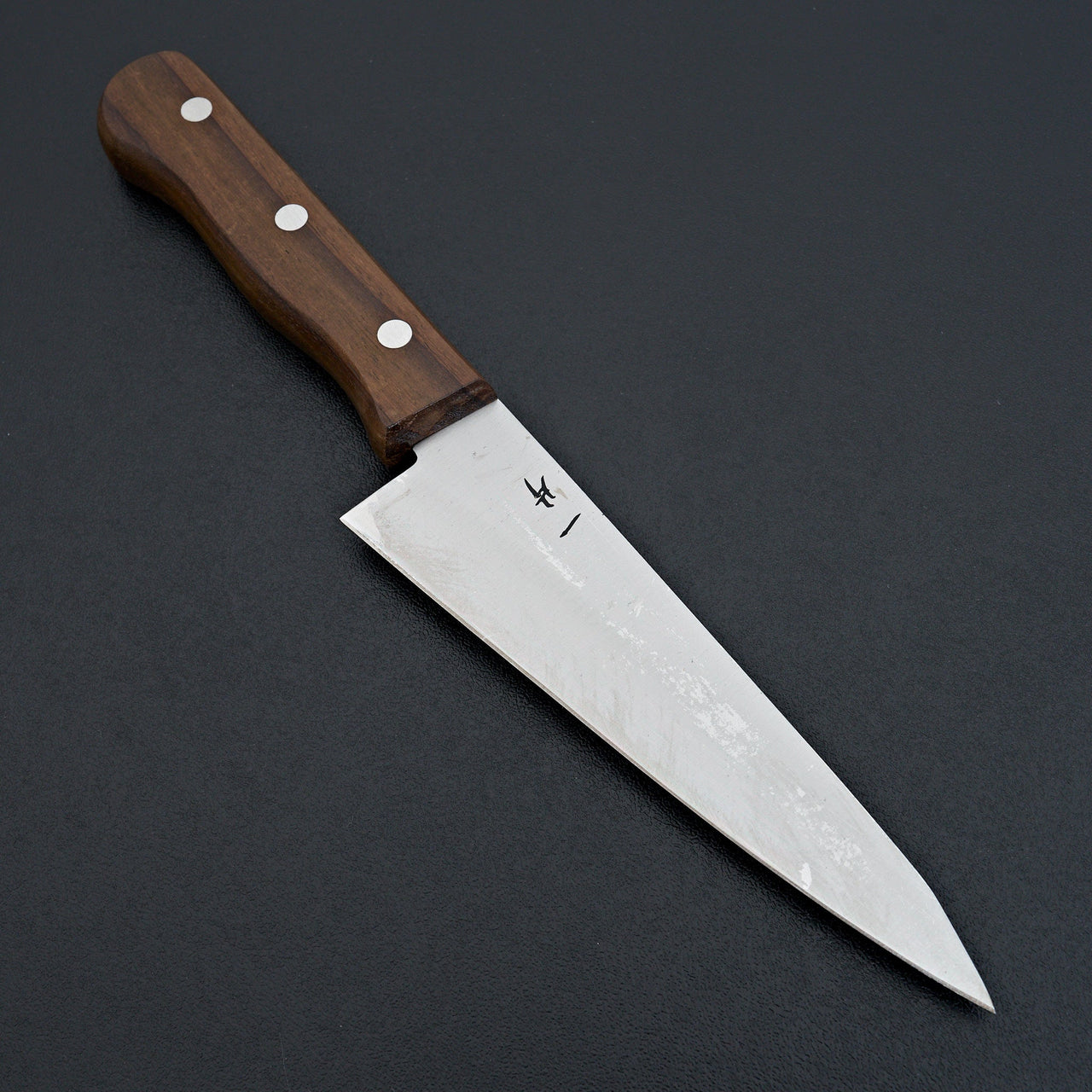 Hitohira Vintage SK Honesuki Kaku Wood Handle (No Bolster/ Bigger Handle)-Knife-Kanehide-Carbon Knife Co