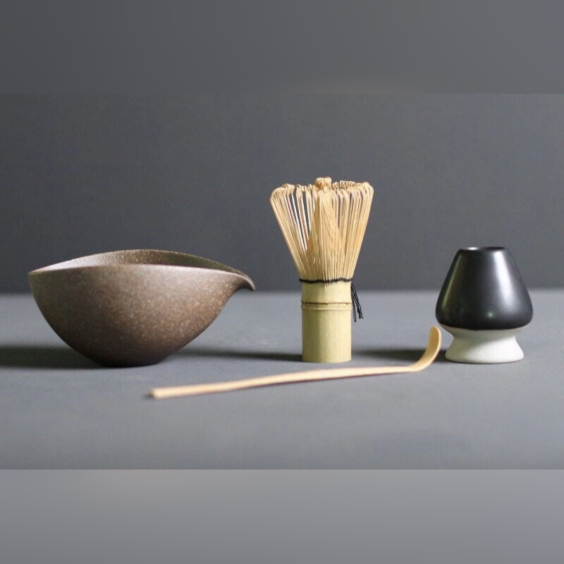 Matcha Set Gohobi Grey & Green