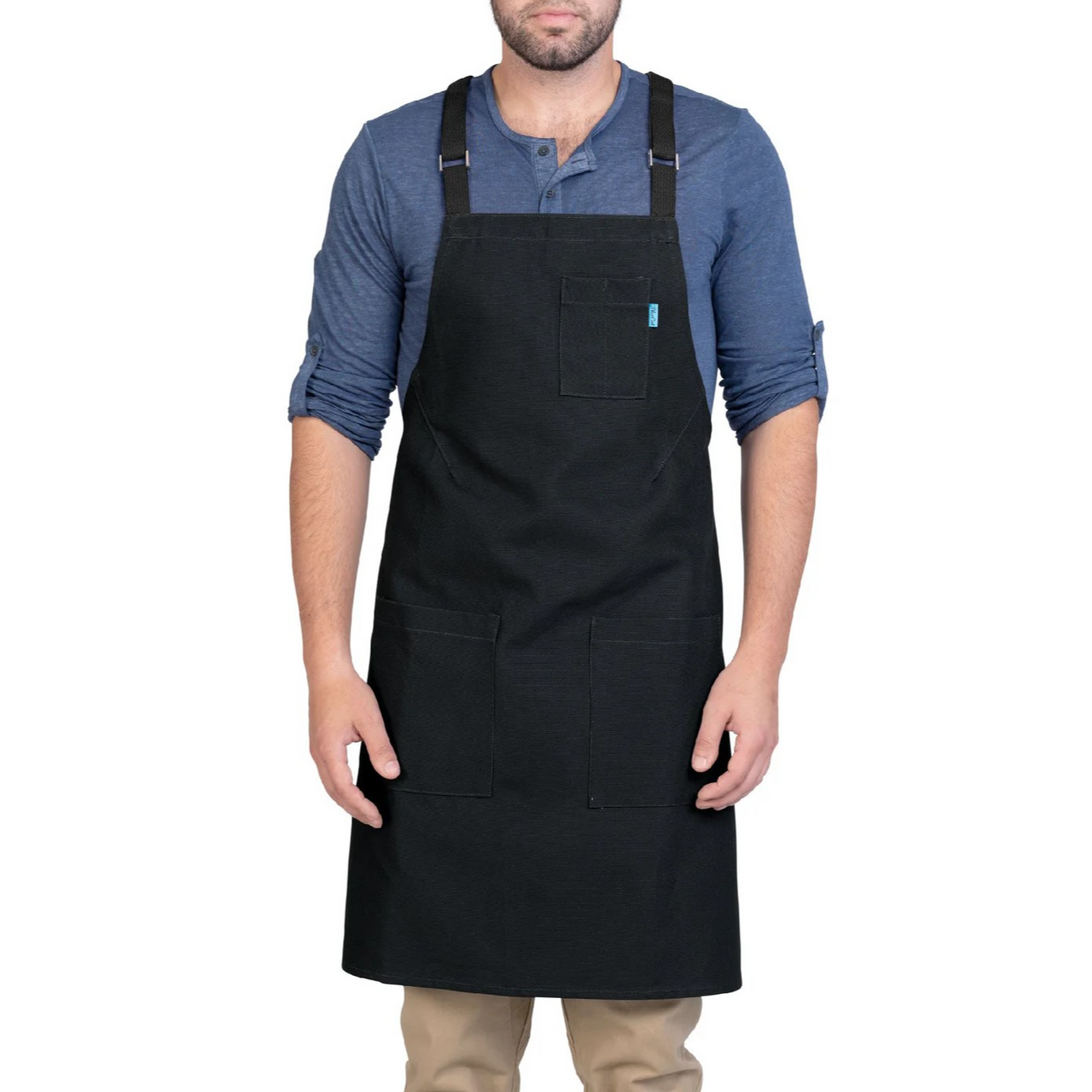 BlueCut Apron Bistro Lucca Crossback Apron - Black