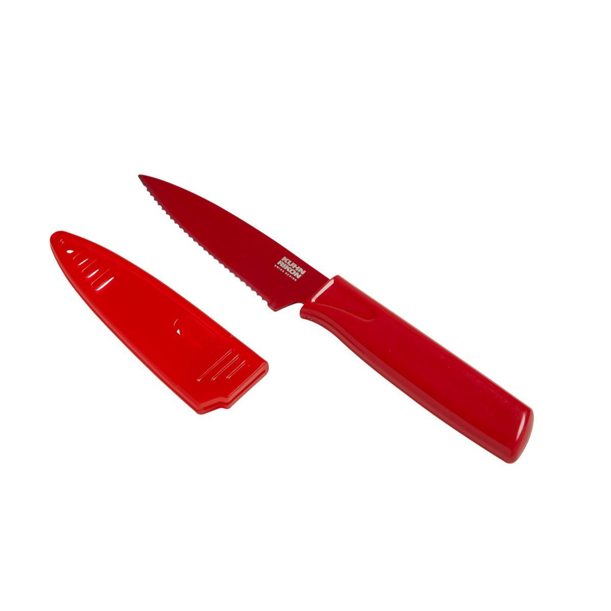 Kuhn Rikon Serrated Paring Knife Red