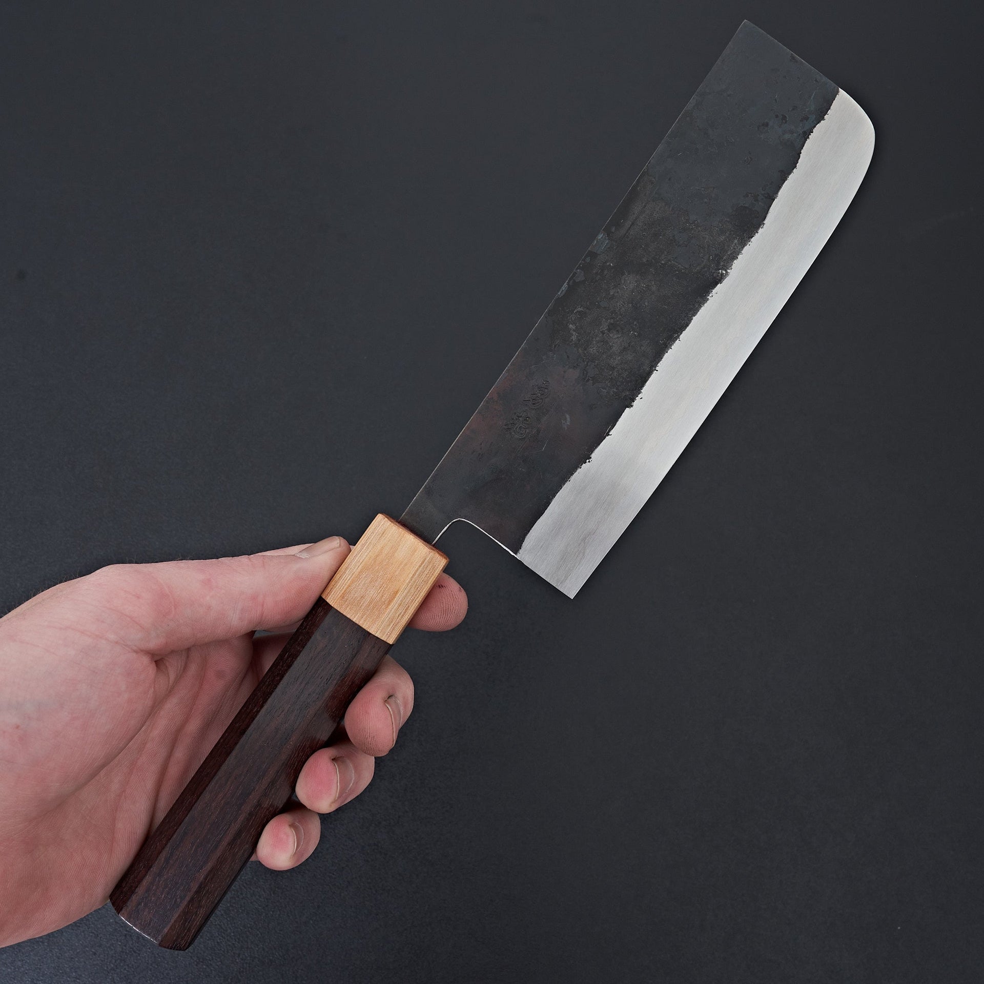 Isamitsu Shirogami #1 Nakiri 165mm-Carbon Knife Co-Carbon Knife Co