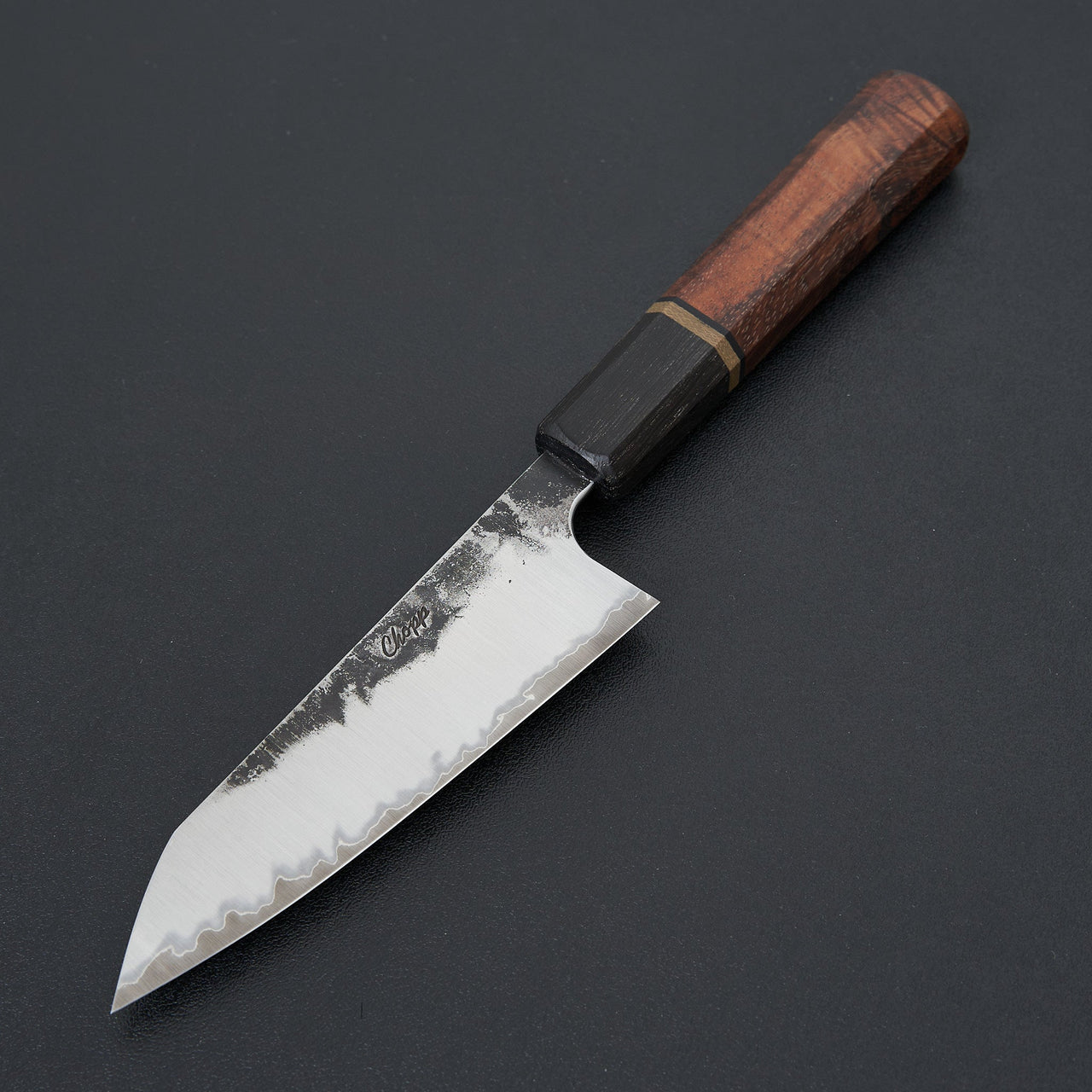 Jamison Chopp White #1 Koa 130mm-Jamison Chopp-Carbon Knife Co