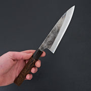 Jiro Tsuchime Wa Petty 150mm Taihei Tagayasan Handle (#552)-Knife-Hitohira-Carbon Knife Co