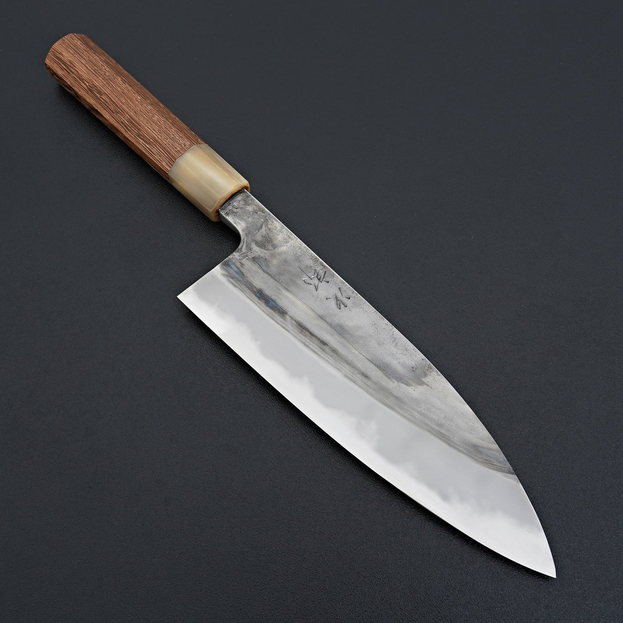 Jiro Tsuchime Wa Santoku 180mm Taihei Tagayasan Handle (#524)-Knife-Hitohira-Carbon Knife Co