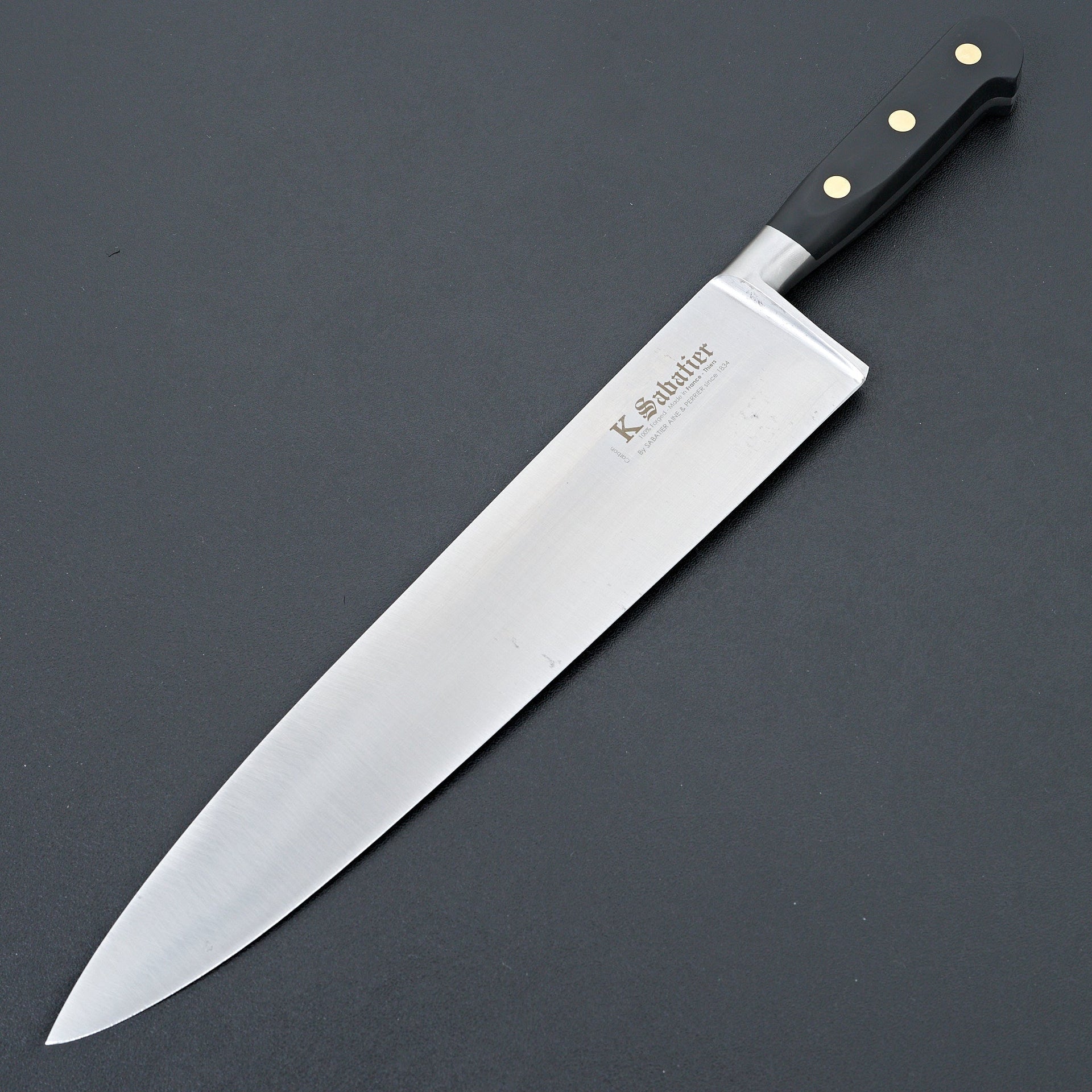 K Sabatier Authentique 12" Chef Carbon Steel-Knife-K Sabatier-Carbon Knife Co