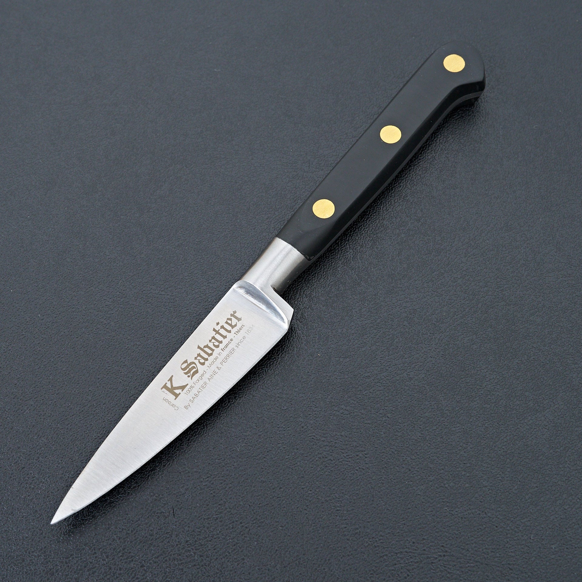 K Sabatier Authentique 3" Paring Carbon Steel-Knife-K Sabatier-Carbon Knife Co