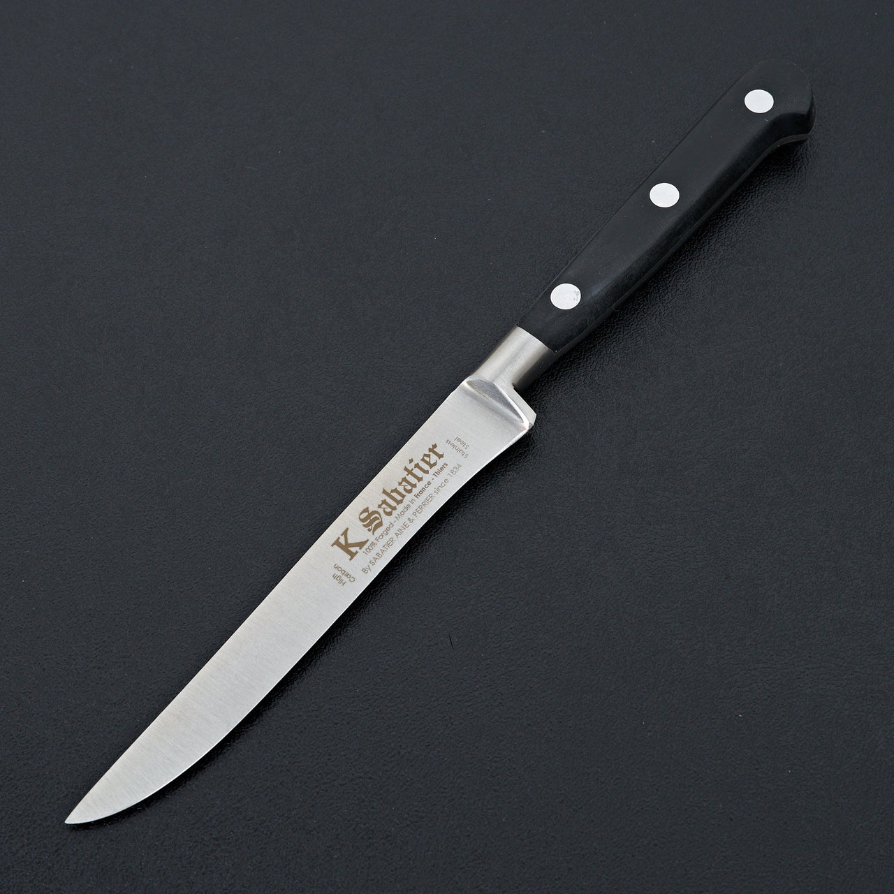 K Sabatier Authentique 4.75" Steak Knife Stainless-Knife-K Sabatier-Carbon Knife Co