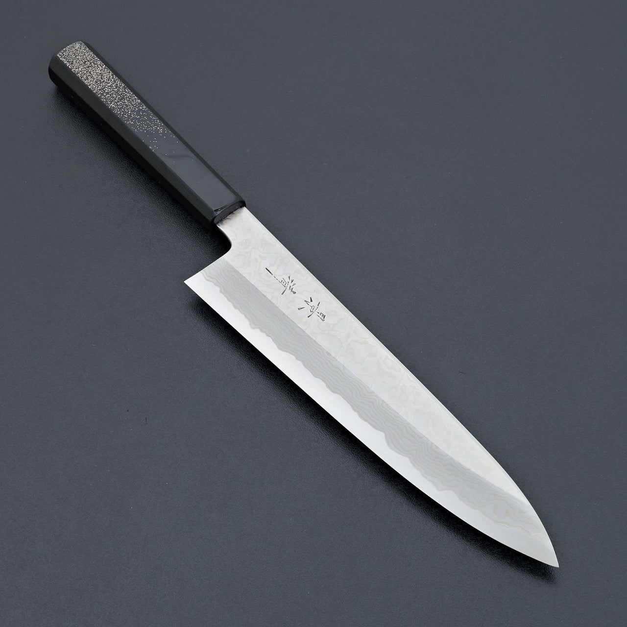 Kagekiyo Blue 1 Stainless Clad Damascus Gyuto 240mm-Knife-Kagekiyo-Carbon Knife Co