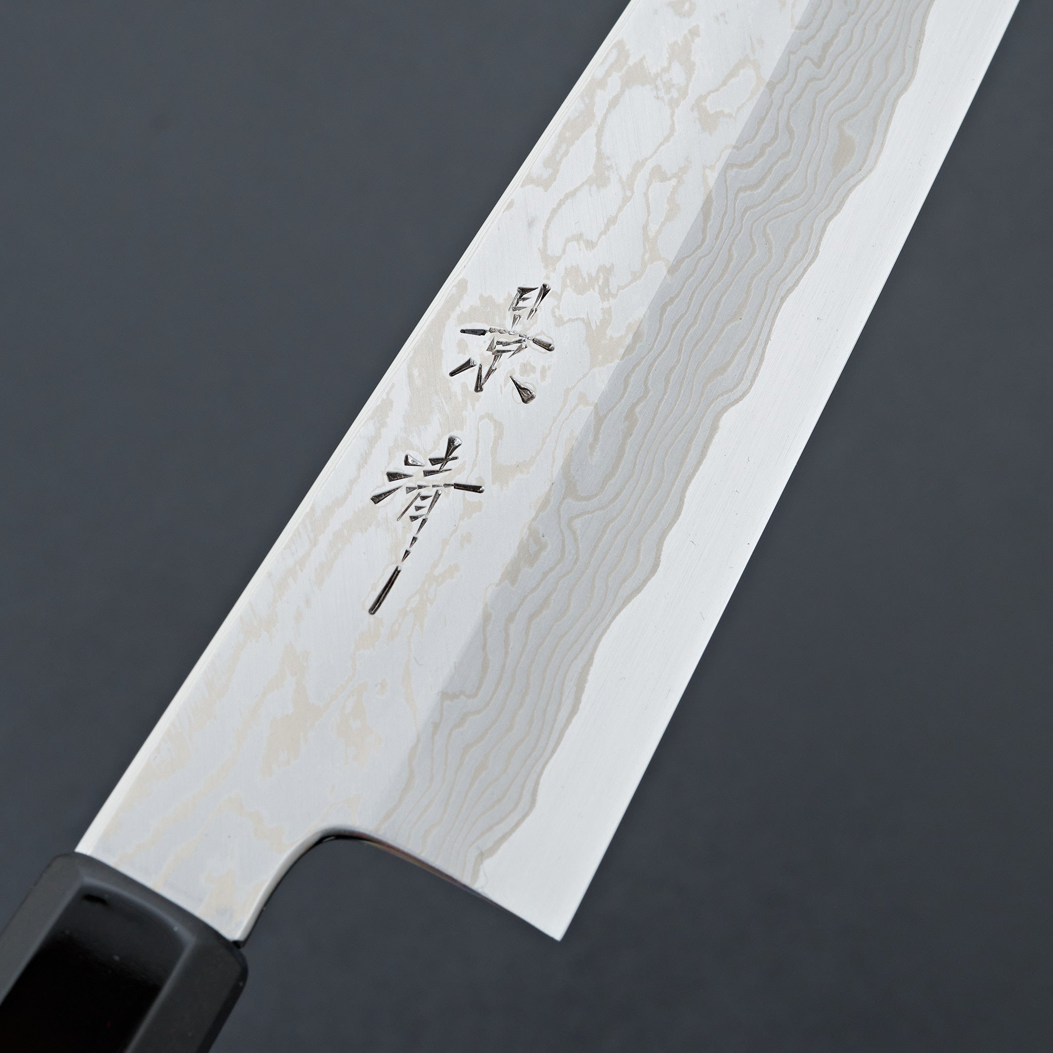 Kagekiyo Blue 1 Stainless Damascus Kiritsuke 240mm