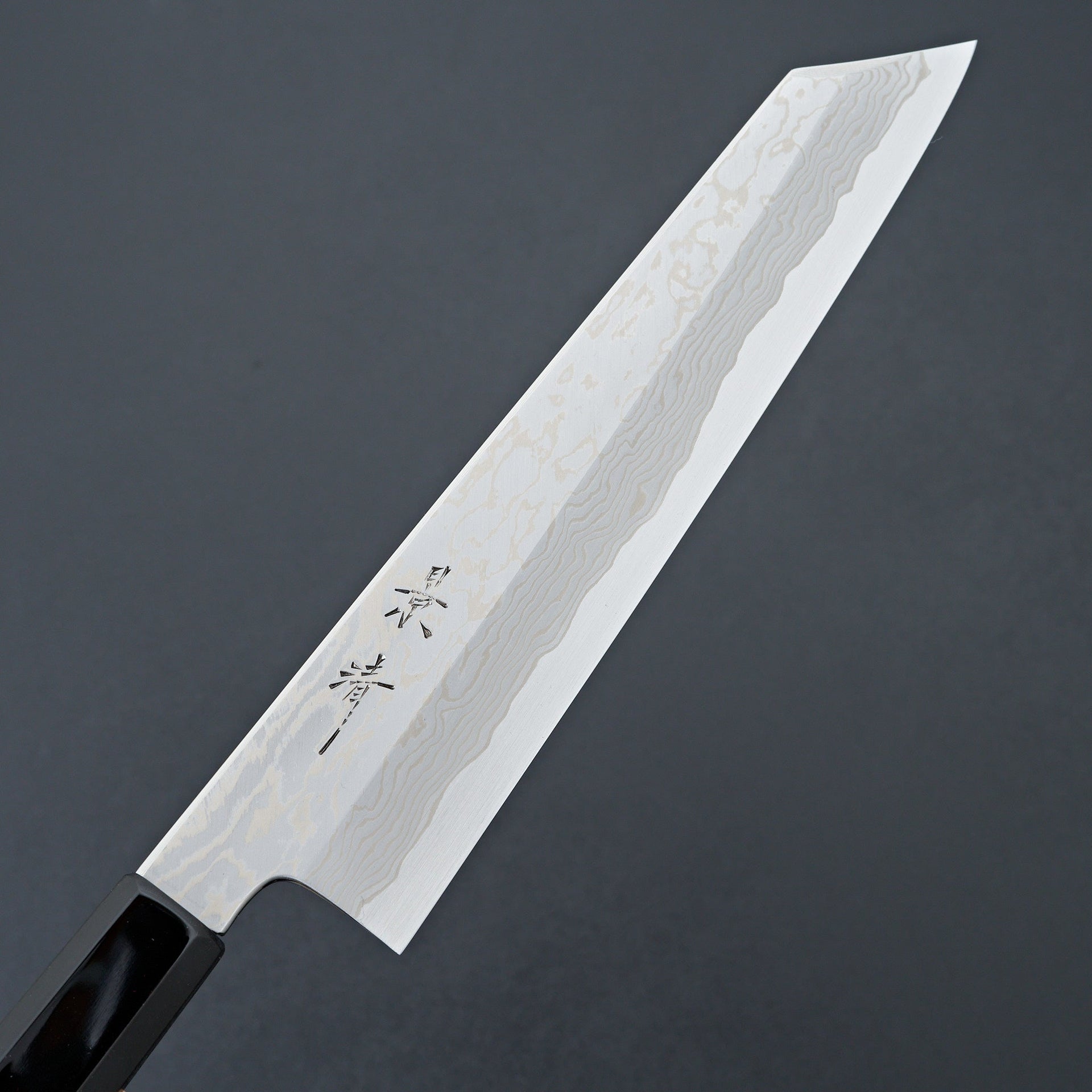 Kagekiyo Blue 1 Stainless Damascus Kiritsuke 240mm-Knife-Kagekiyo-Carbon Knife Co
