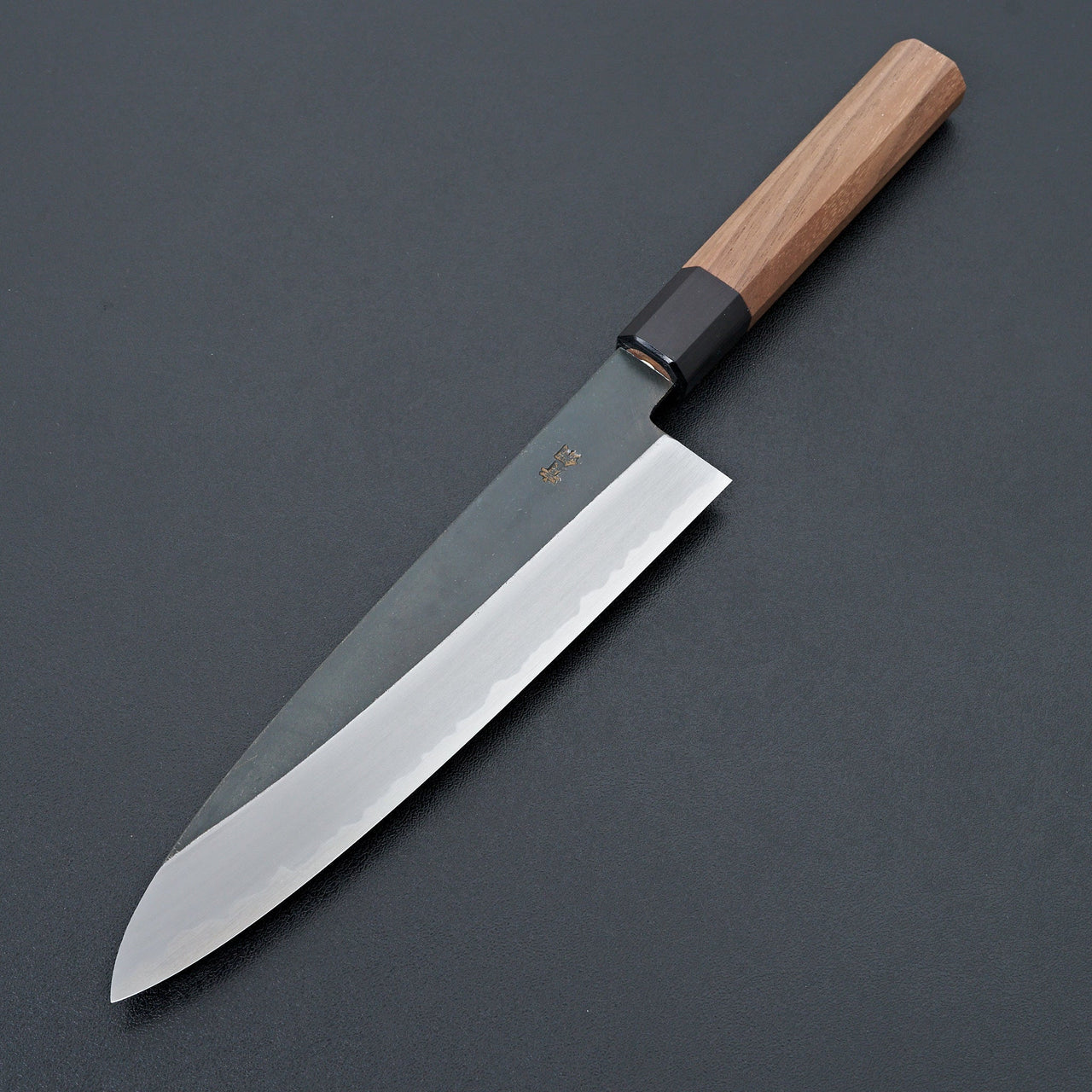 Kagekiyo Blue 2 Kurouchi Gyuto 210mm Walnut-Knife-Kagekiyo-Carbon Knife Co