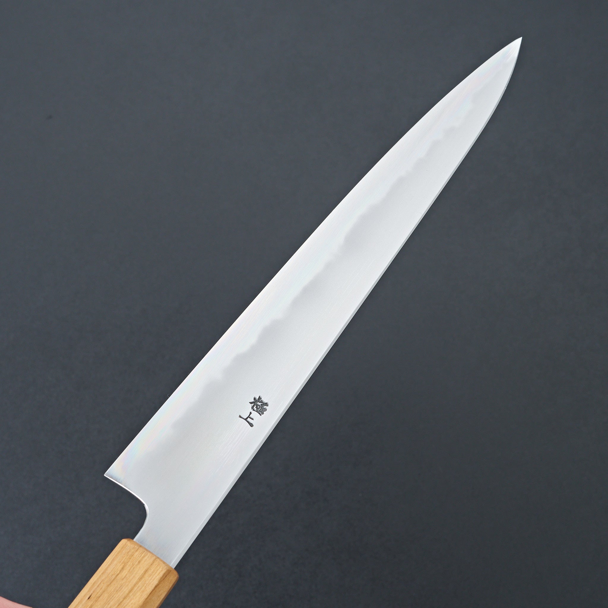 新品 KAMITAUBAKI SINSEKAI SUTAZIO SAMPLER Kagekiyo Gokujyo White 2 Sujihiki 240mm Sakura