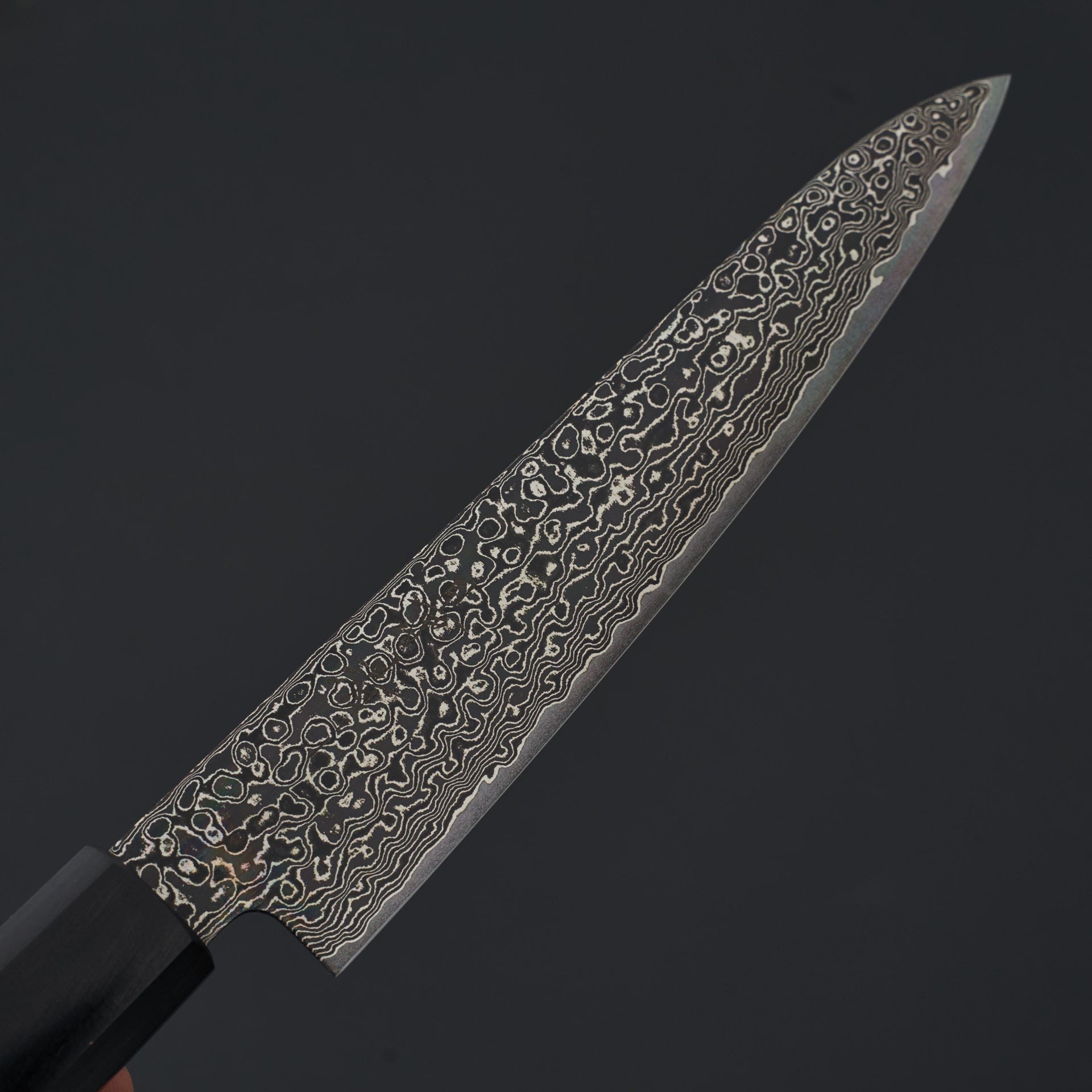 Kagekiyo ZA-18 Black Damascus Petty 150mm-Kagekiyo-Carbon Knife Co