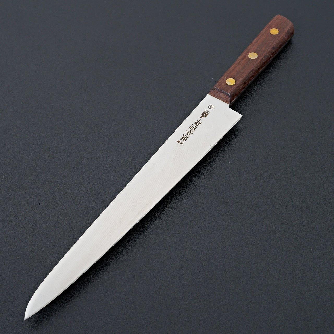 Kanehide Bessaku Left-Handed Sujihiki 240mm Wood Handle-Knife-Hitohira-Carbon Knife Co