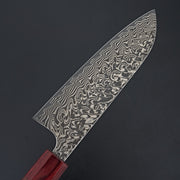 Kato SG2 Damascus Santoku 165mm-Knife-Yoshimi Kato-Carbon Knife Co