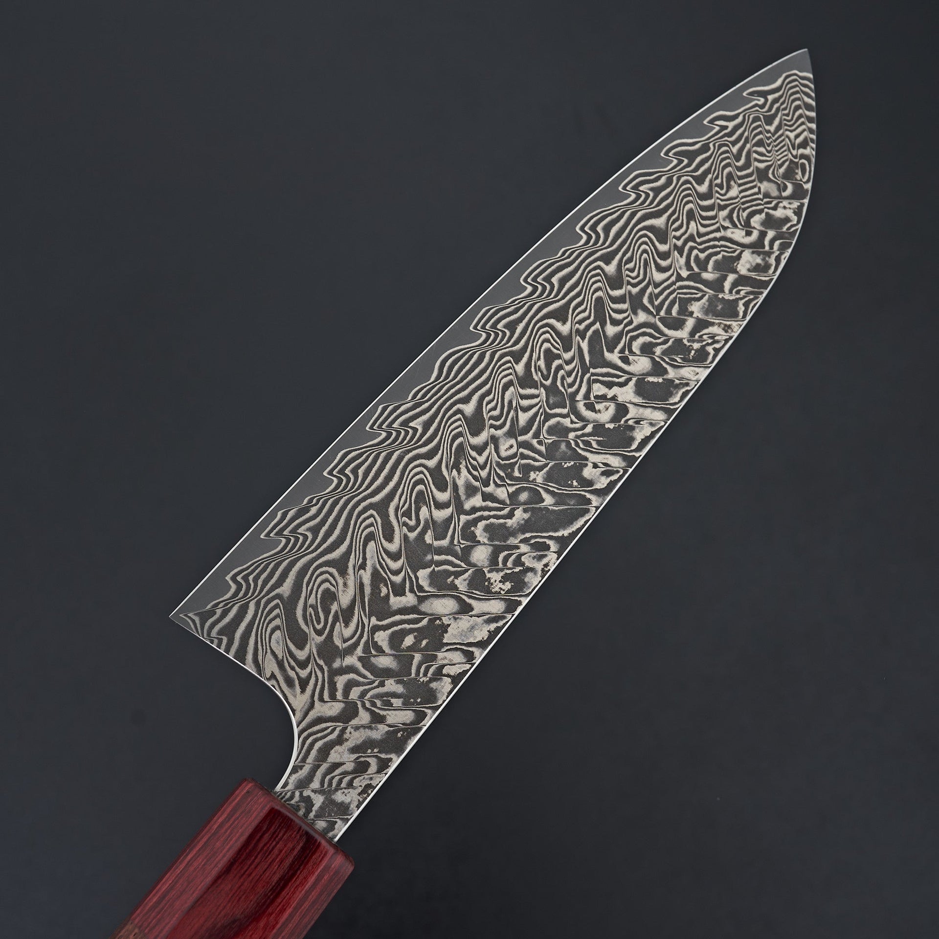 Kato SG2 Damascus Santoku 165mm-Knife-Yoshimi Kato-Carbon Knife Co
