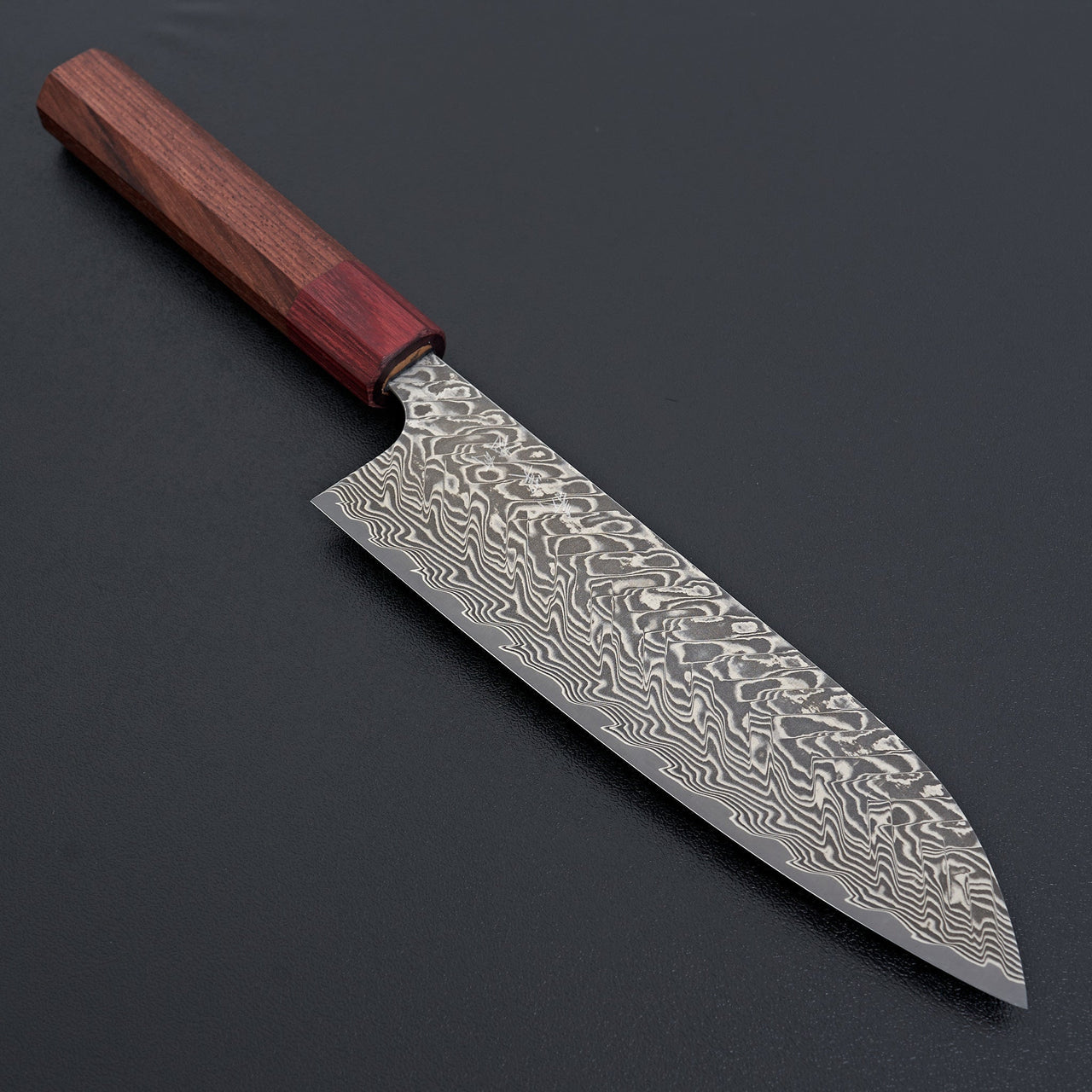 Kato SG2 Damascus Santoku 165mm-Knife-Yoshimi Kato-Carbon Knife Co
