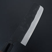 Katsushige Anryu Kurouchi Damascus White #2 Nakiri 165mm-Knife-Katsushige Anryu-Carbon Knife Co