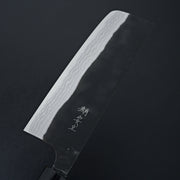 Katsushige Anryu Kurouchi Damascus White #2 Nakiri 165mm-Knife-Katsushige Anryu-Carbon Knife Co