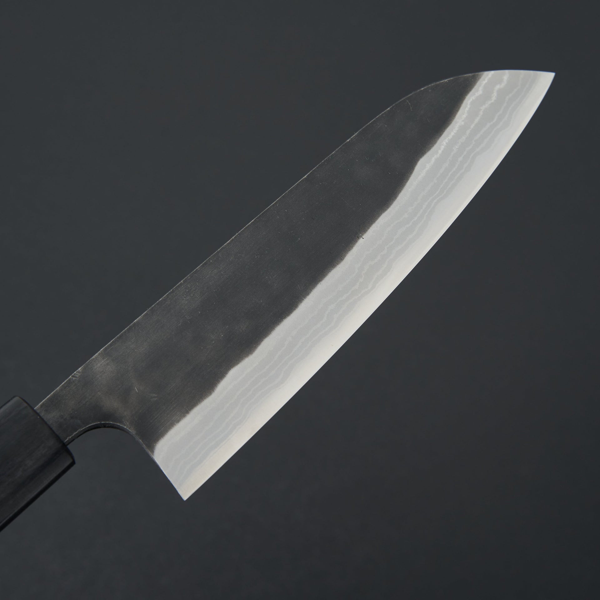 Katsushige Anryu Kurouchi Damascus White #2 Santoku 165mm-Knife-Katsushige Anryu-Carbon Knife Co
