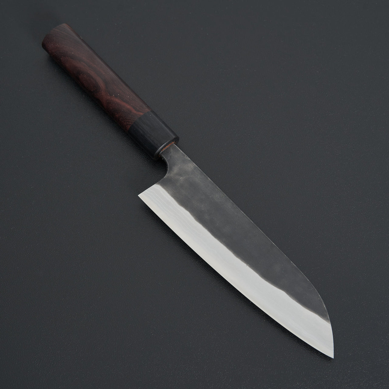 Katsushige Anryu Kurouchi Damascus White #2 Santoku 165mm-Knife-Katsushige Anryu-Carbon Knife Co