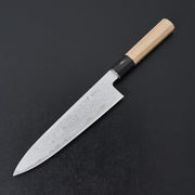 Kikumori Blue #1 Damascus Gyuto 210mm-Knife-Sakai Kikumori-Carbon Knife Co