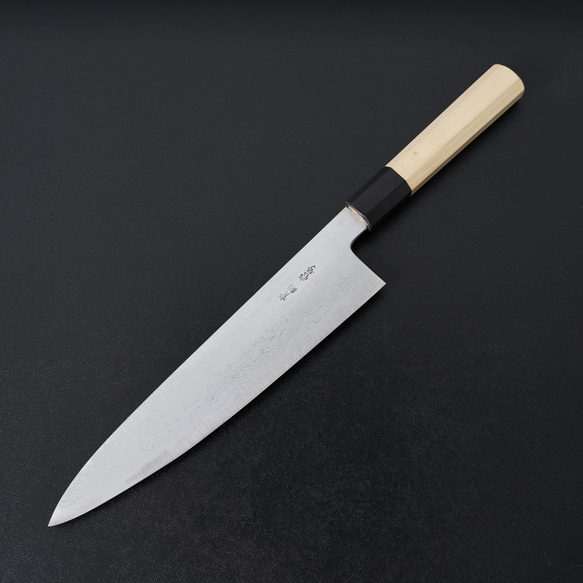 Kikumori Blue #1 Damascus Gyuto 240mm-Knife-Sakai Kikumori-Carbon Knife Co