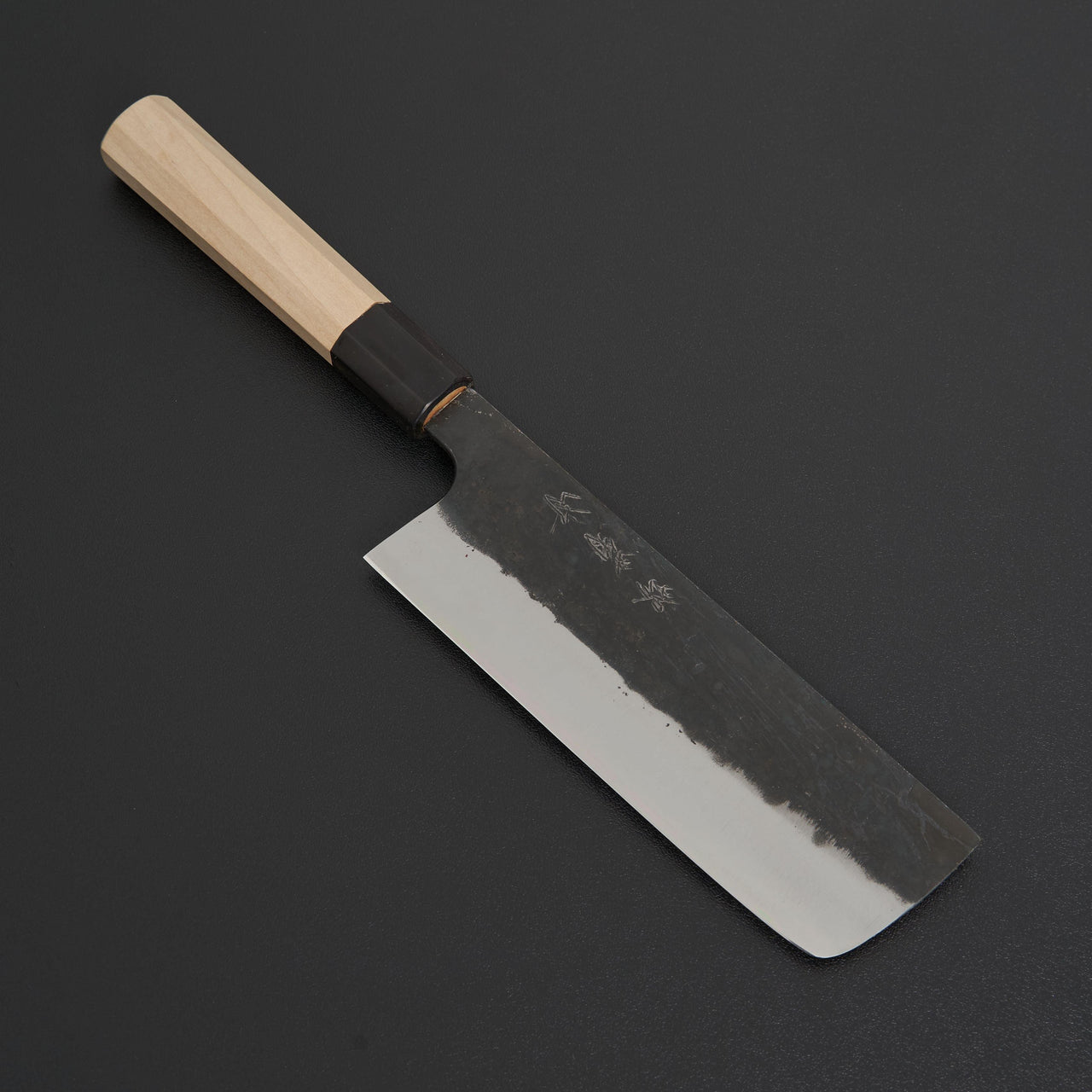 Kikumori Kurouchi White #1 Nakiri 165mm-Knife-Sakai Kikumori-Carbon Knife Co