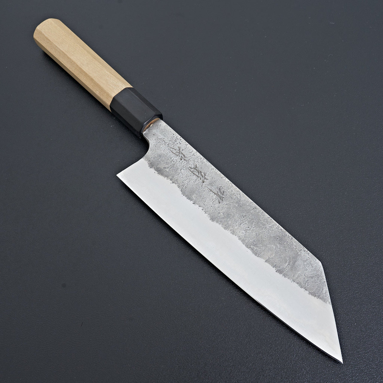 Kikumori Nashiji Blue #2 Bunka 180mm-Knife-Sakai Kikumori-Carbon Knife Co