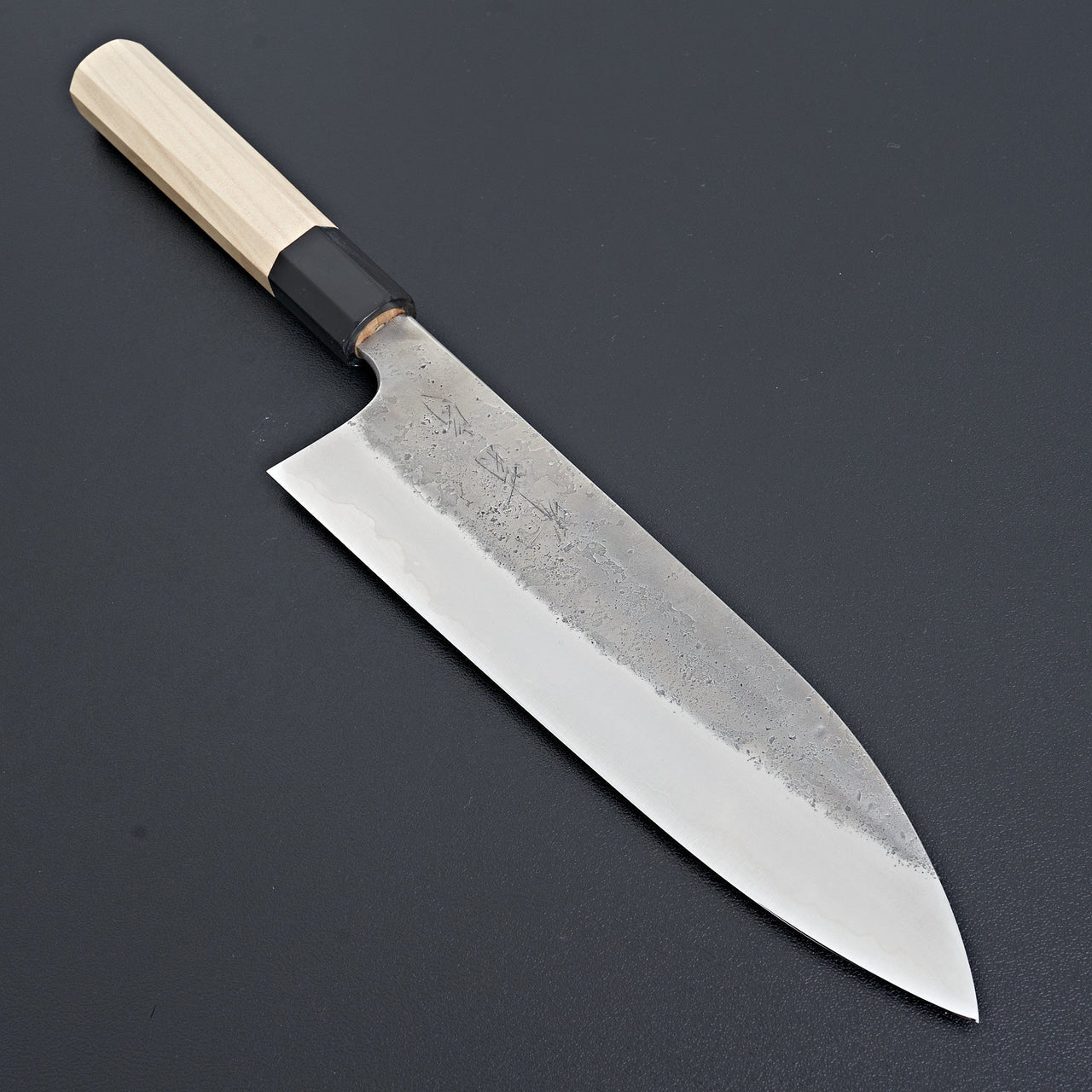 Kikumori Nashiji Blue #2 Gyuto 210mm-Knife-Sakai Kikumori-Carbon Knife Co