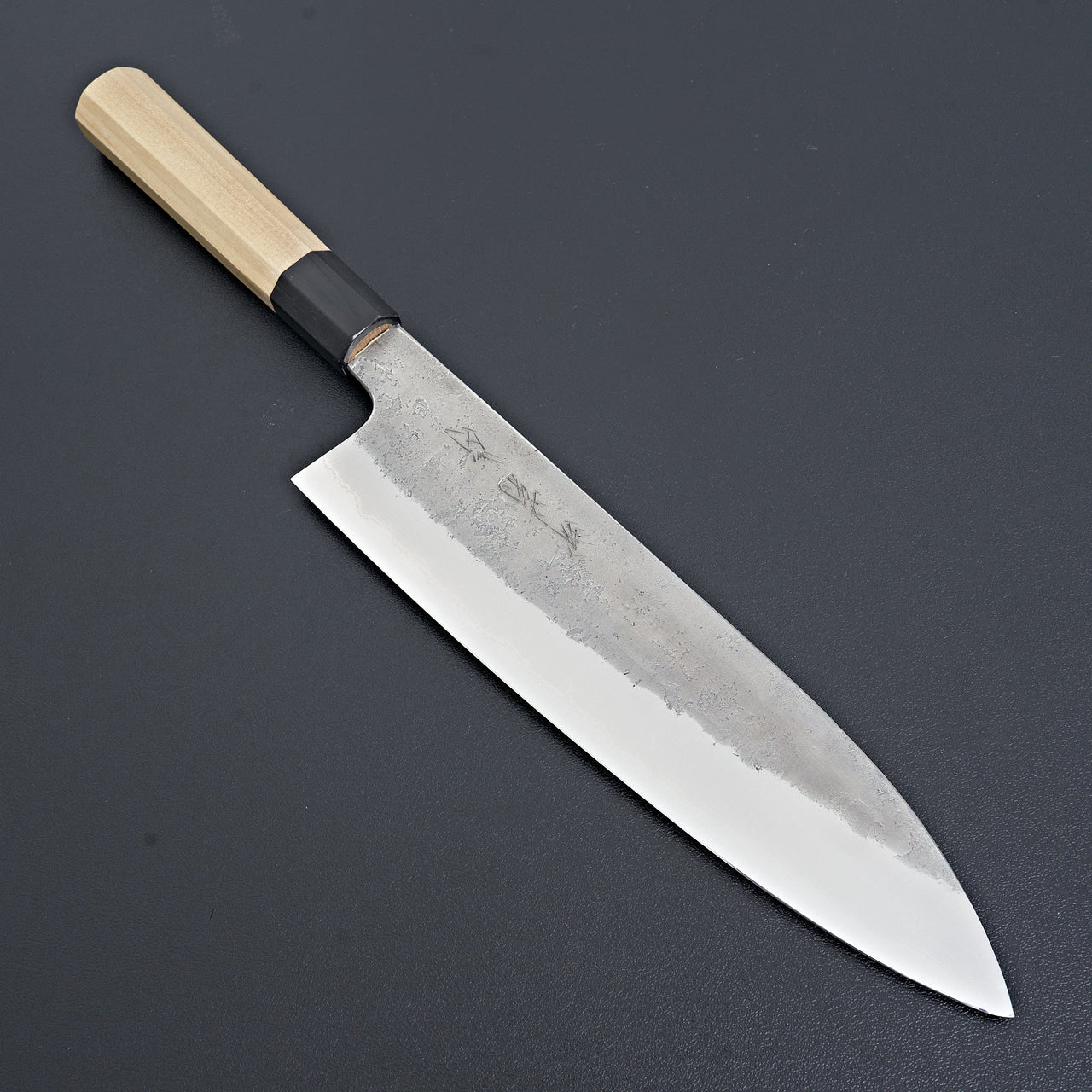 Kikumori Nashiji Blue #2 Gyuto 240mm-Knife-Sakai Kikumori-Carbon Knife Co