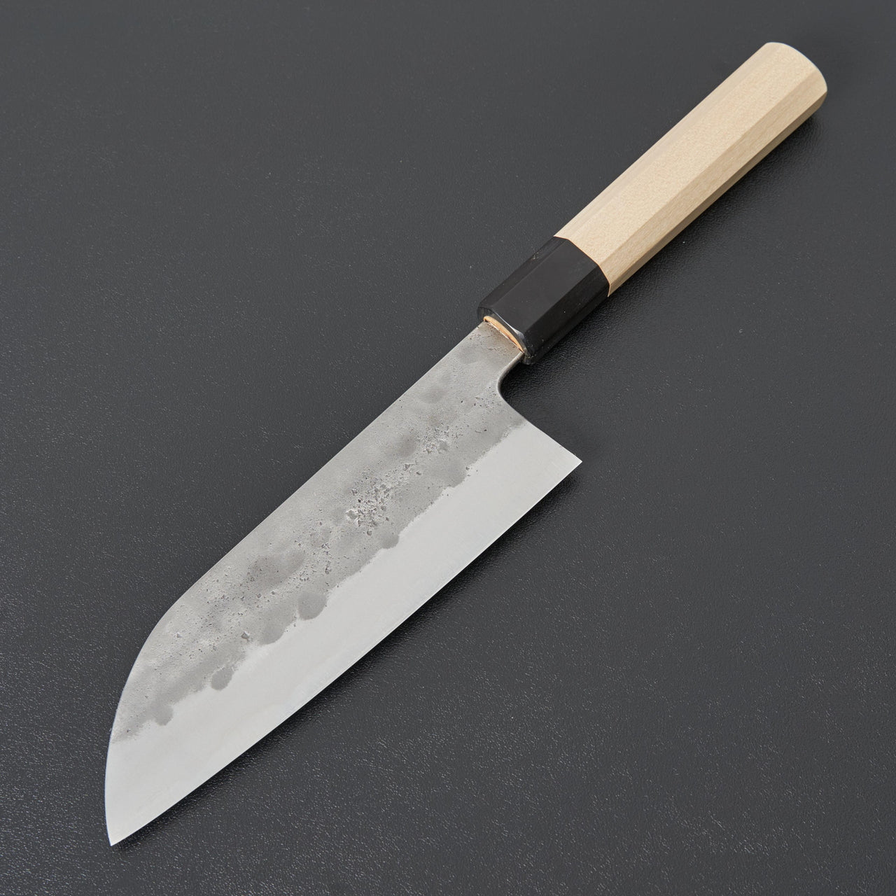 Kikumori Nashiji Blue #2 Santoku 165mm-Knife-Sakai Kikumori-Carbon Knife Co