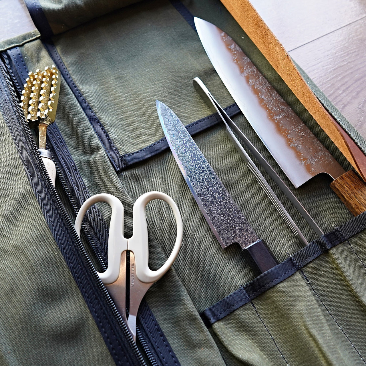 Knife Roll Mini by Valentich-Accessories-Valentich-Artichoke-Carbon Knife Co